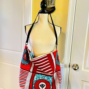 African Print Tote Bag